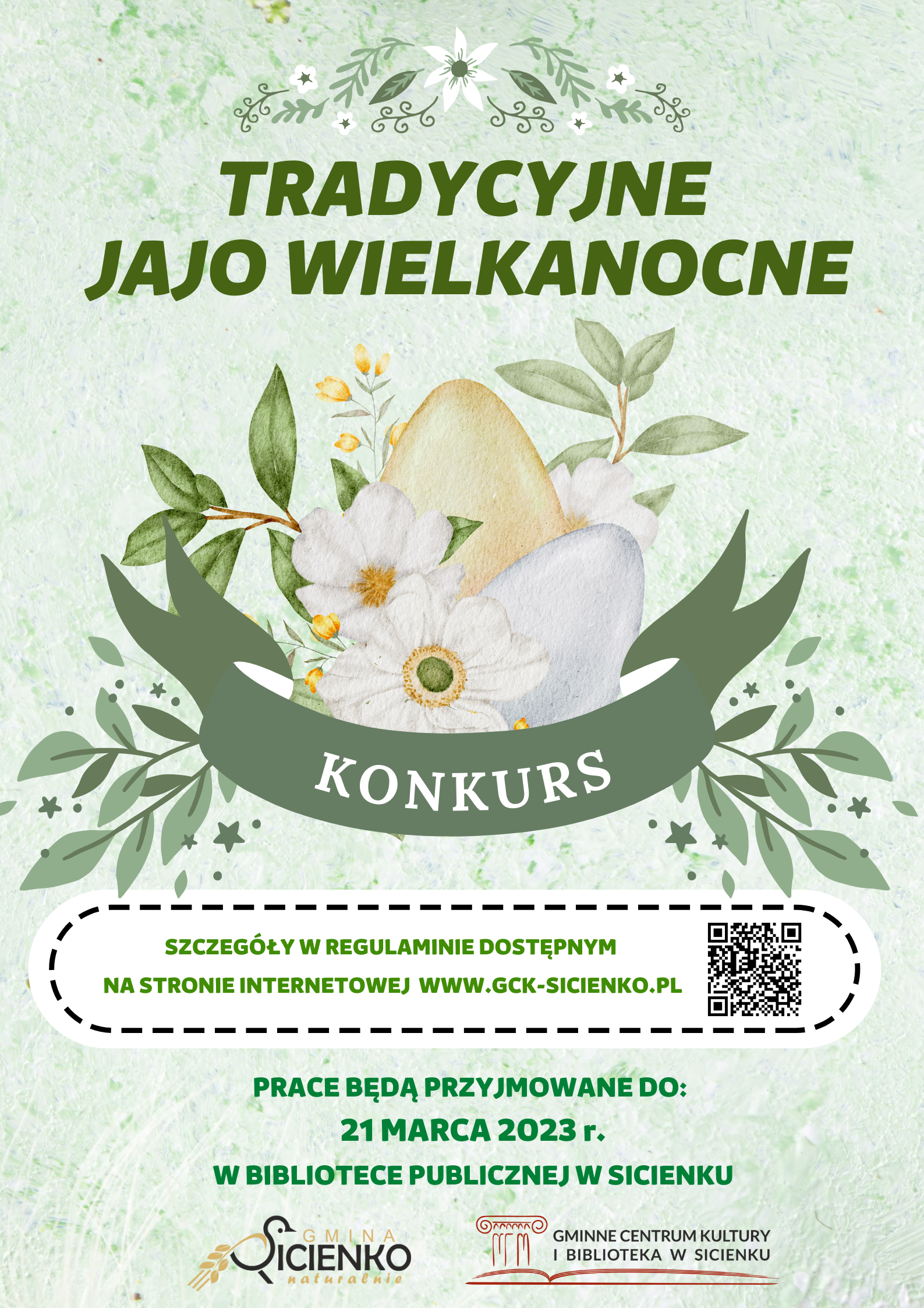 Plakat - konkurs wielkanocny