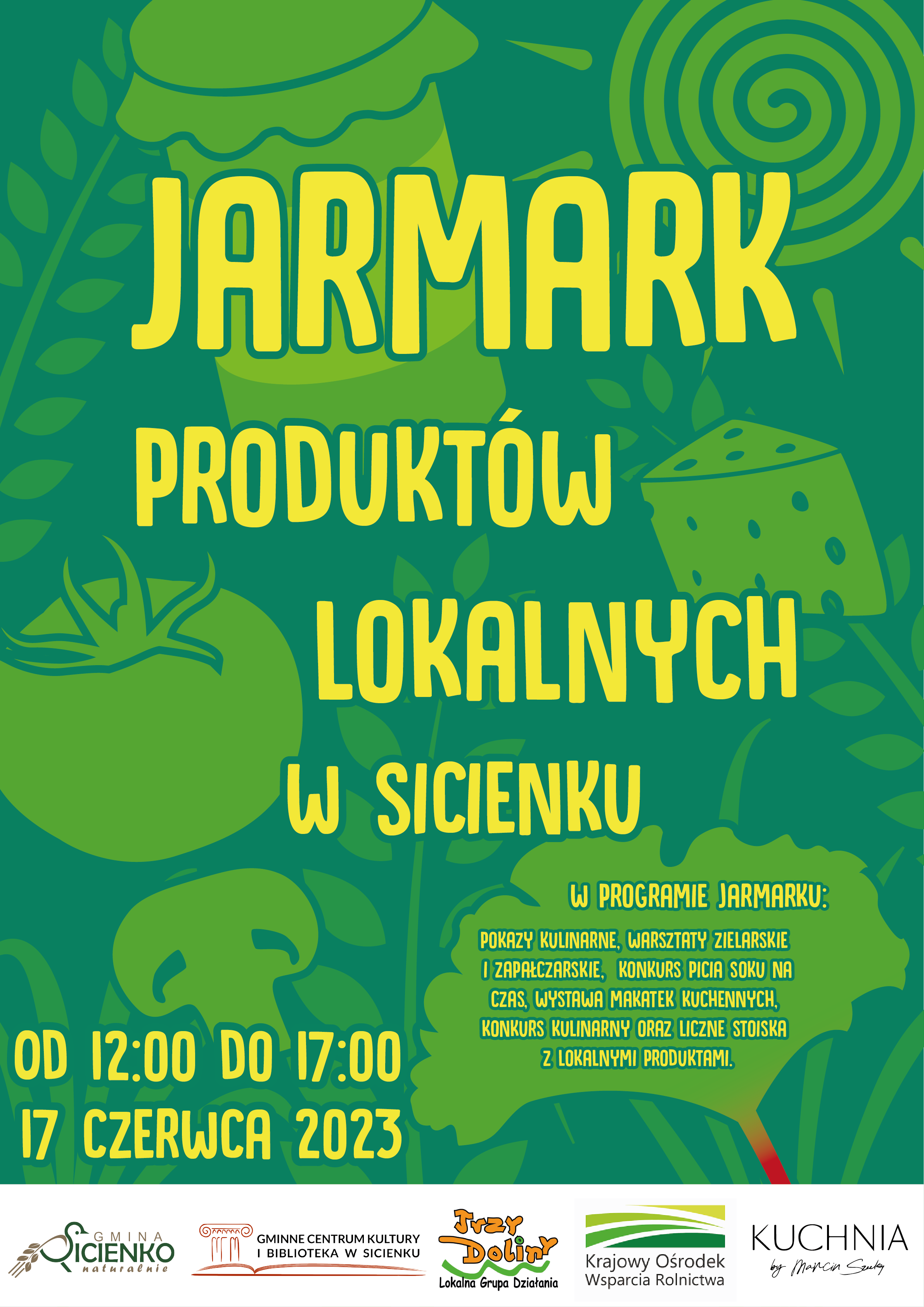 Plakat - Jarmark Produktów Lokalnych w Sicienku