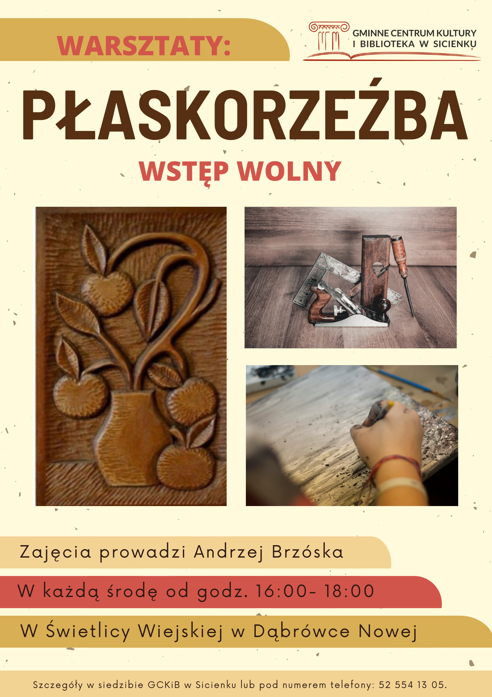 Plakat - Płaskorzeźba