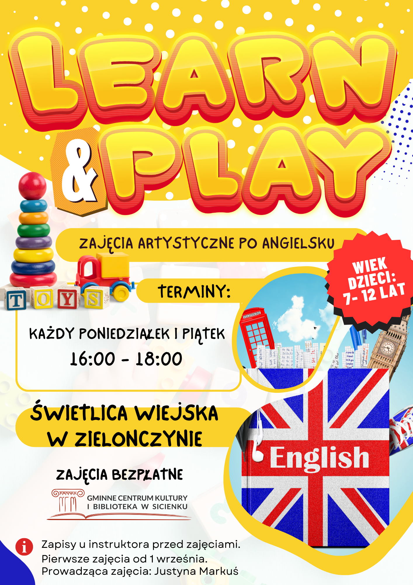 Plakat - Język angielski 