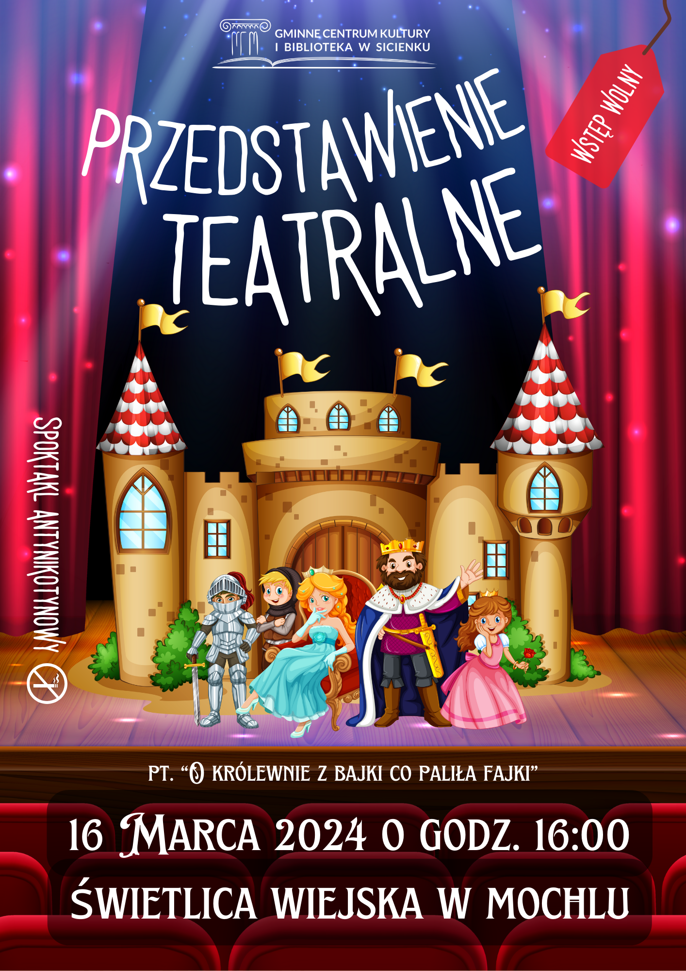 Plakat - przedstawienie teatralne Plakat - przedstawienie teatralne