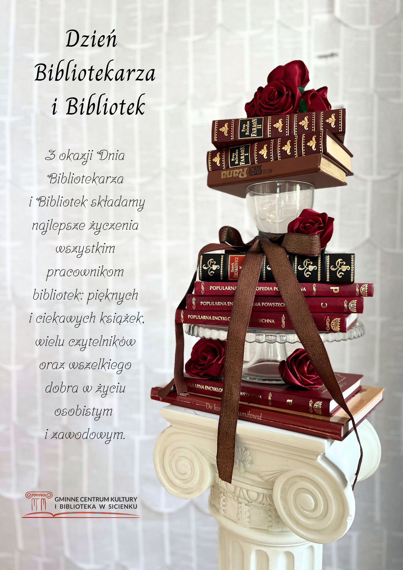 Życzenia dla bibliotekarzy