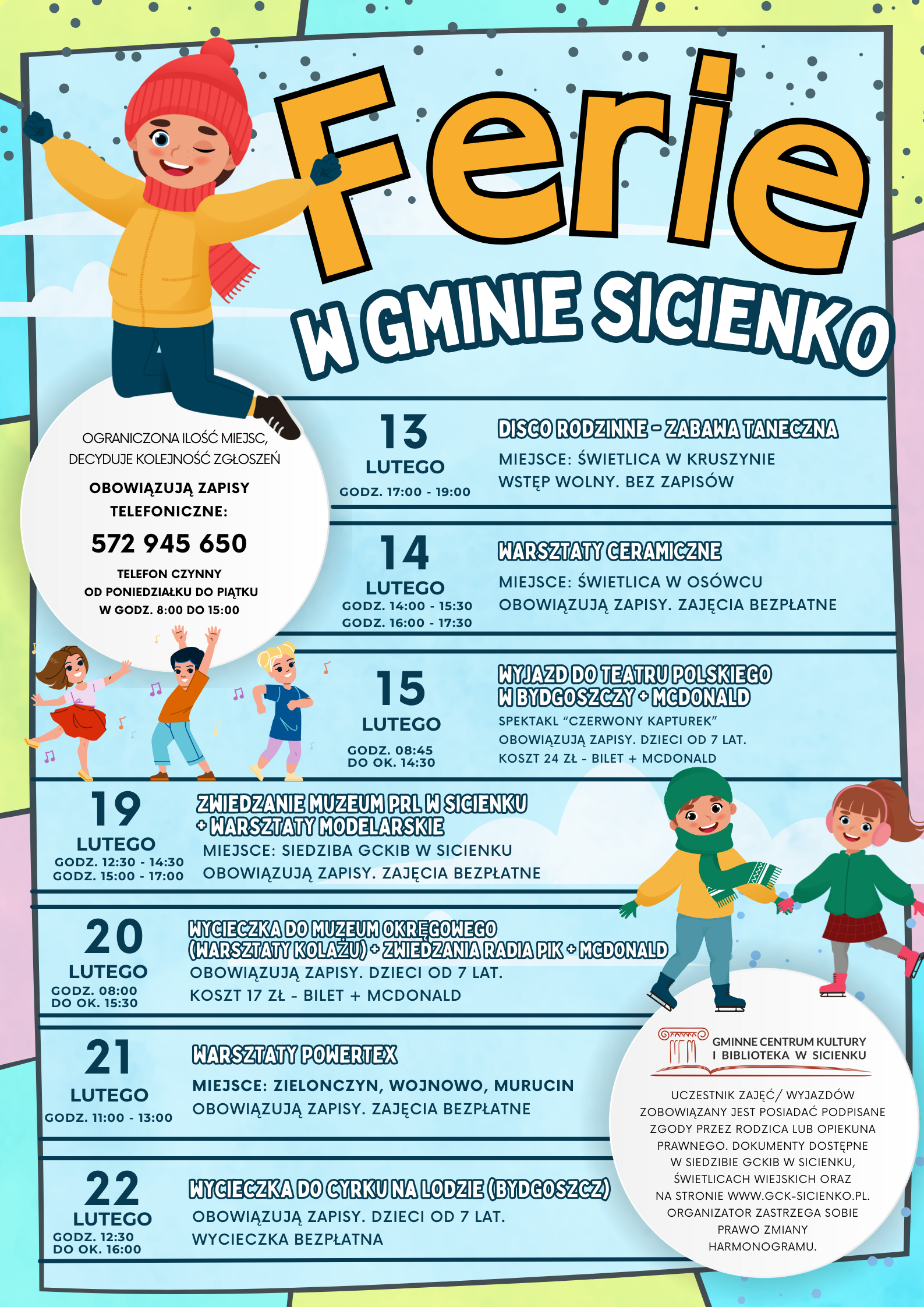 Plakat - Ferie 2024
