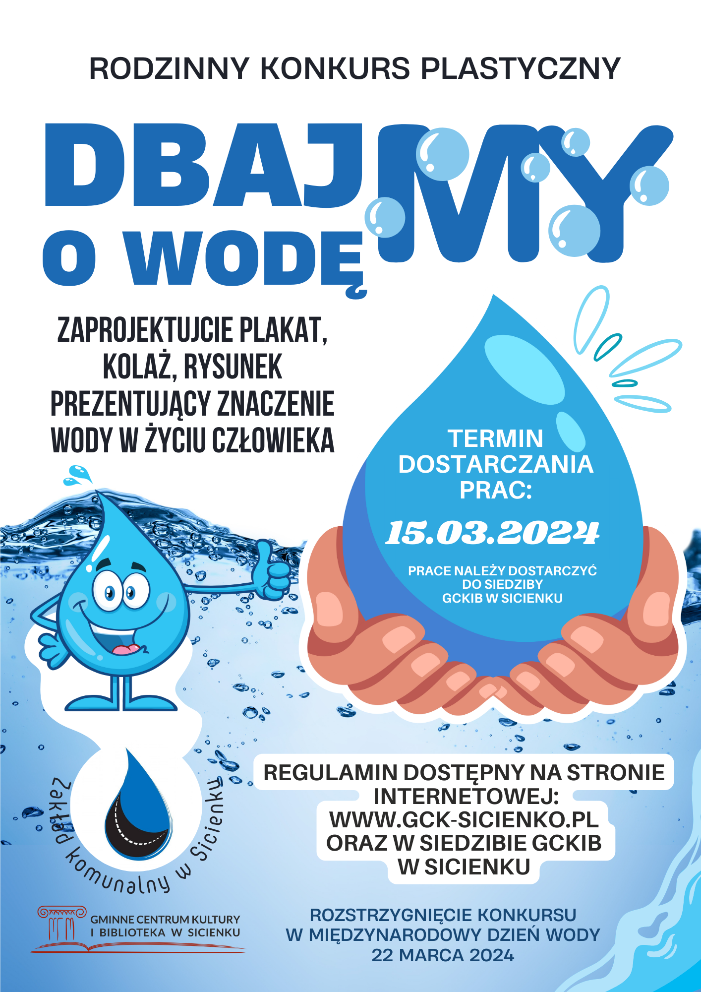 Plakat - Dbajmy o wodę