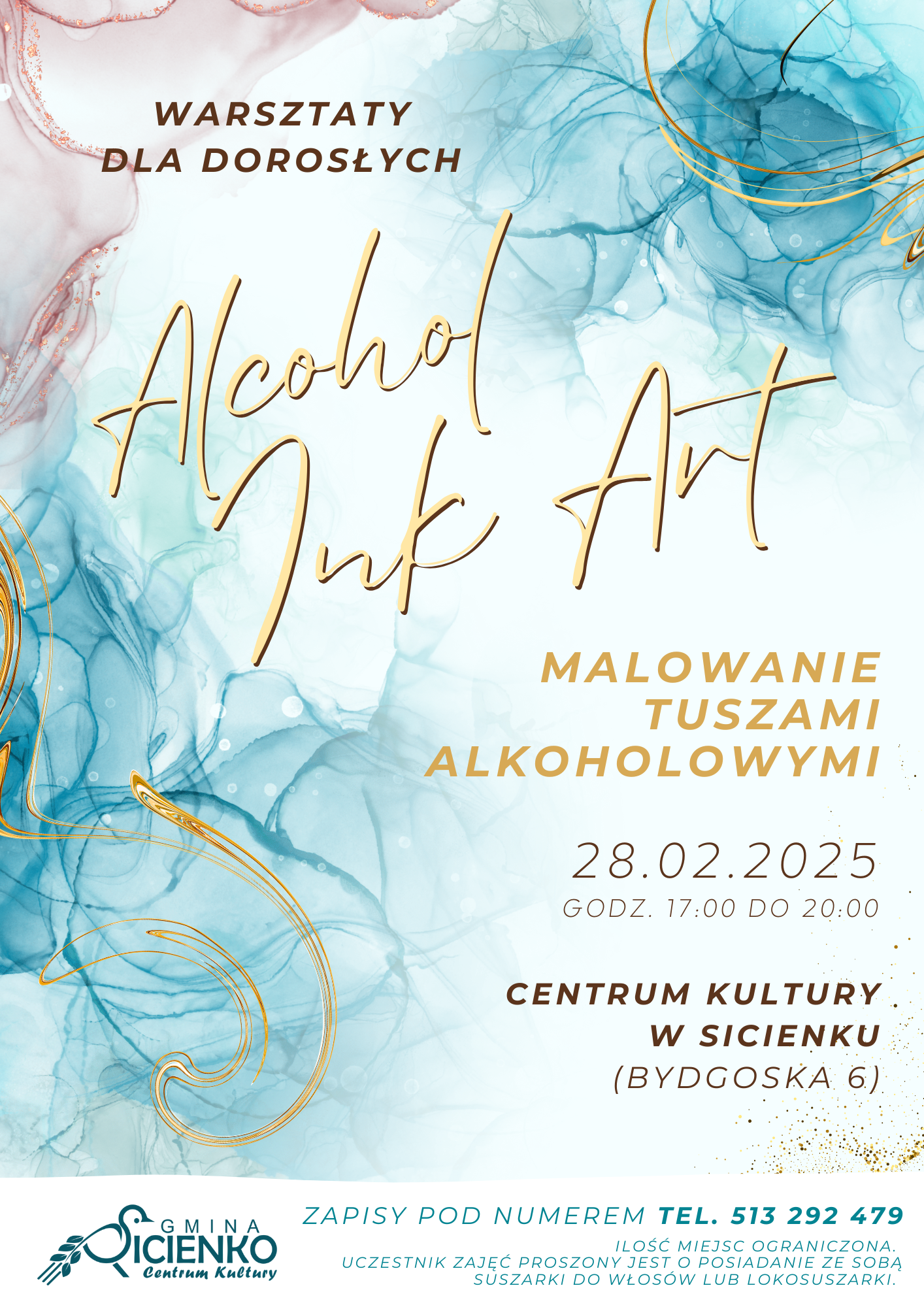 Plakat - Alcohol Ink Art
