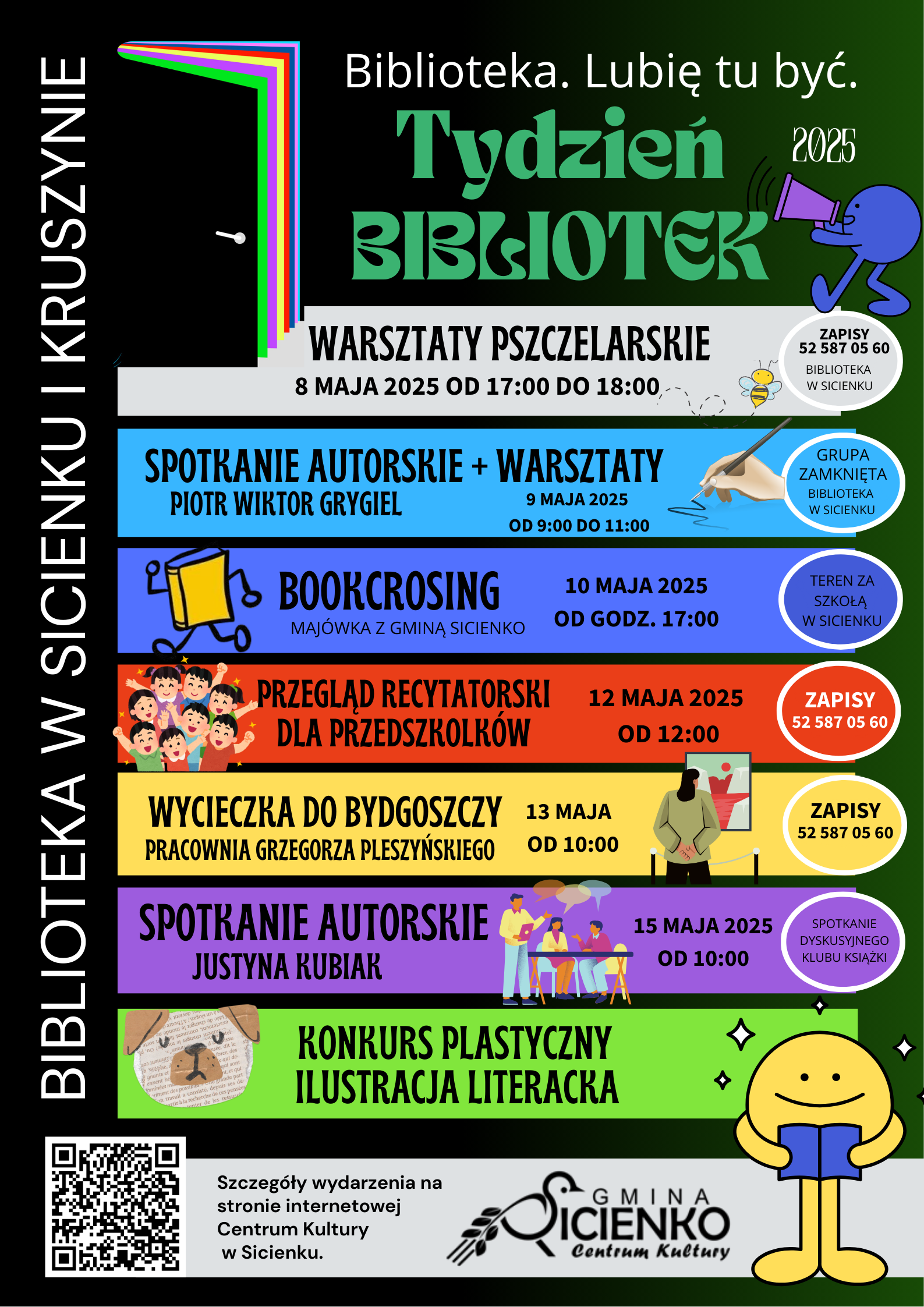 Plakat Tydzień Bibliotek 2025
