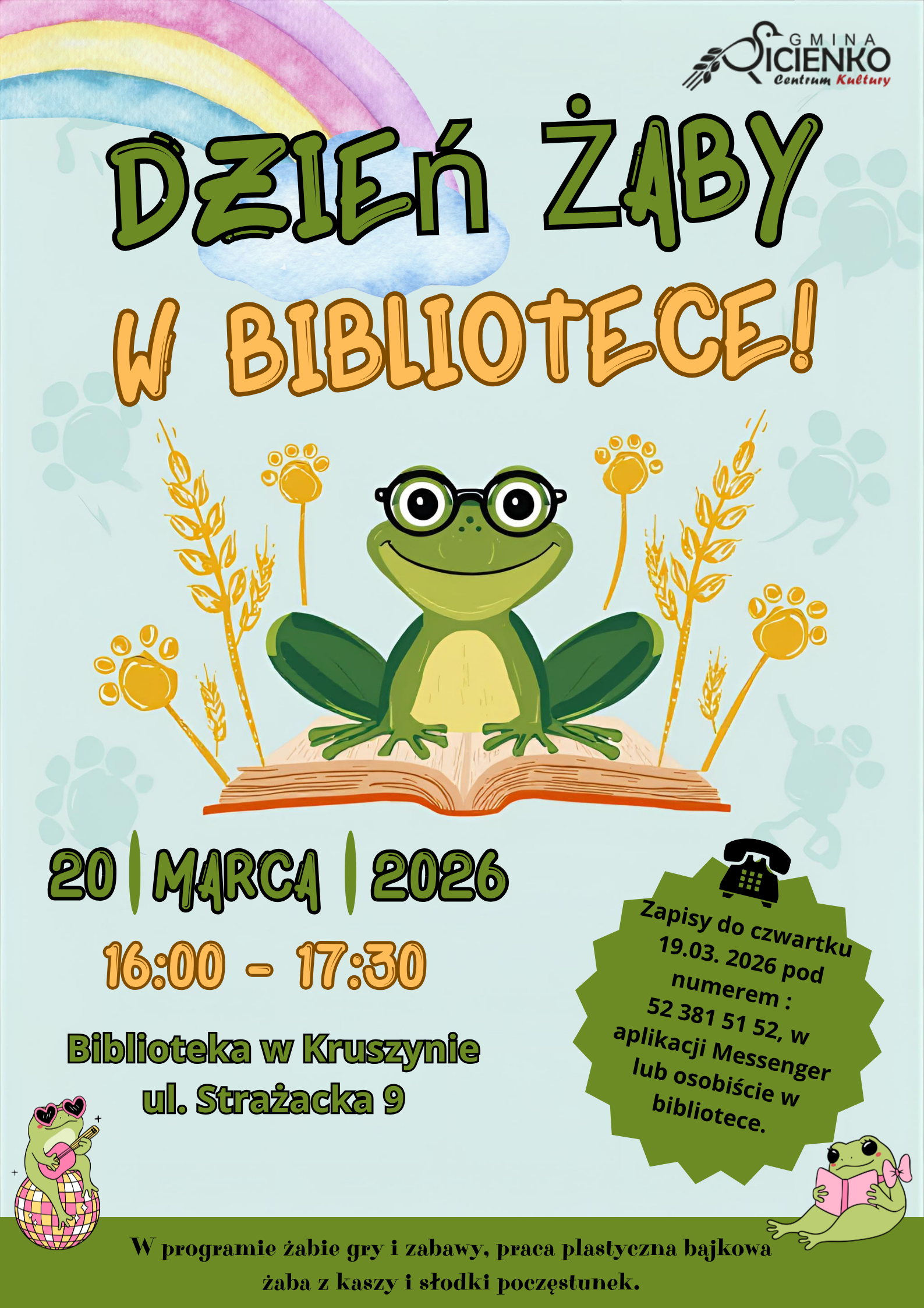 Dzień żaby w bibliotece