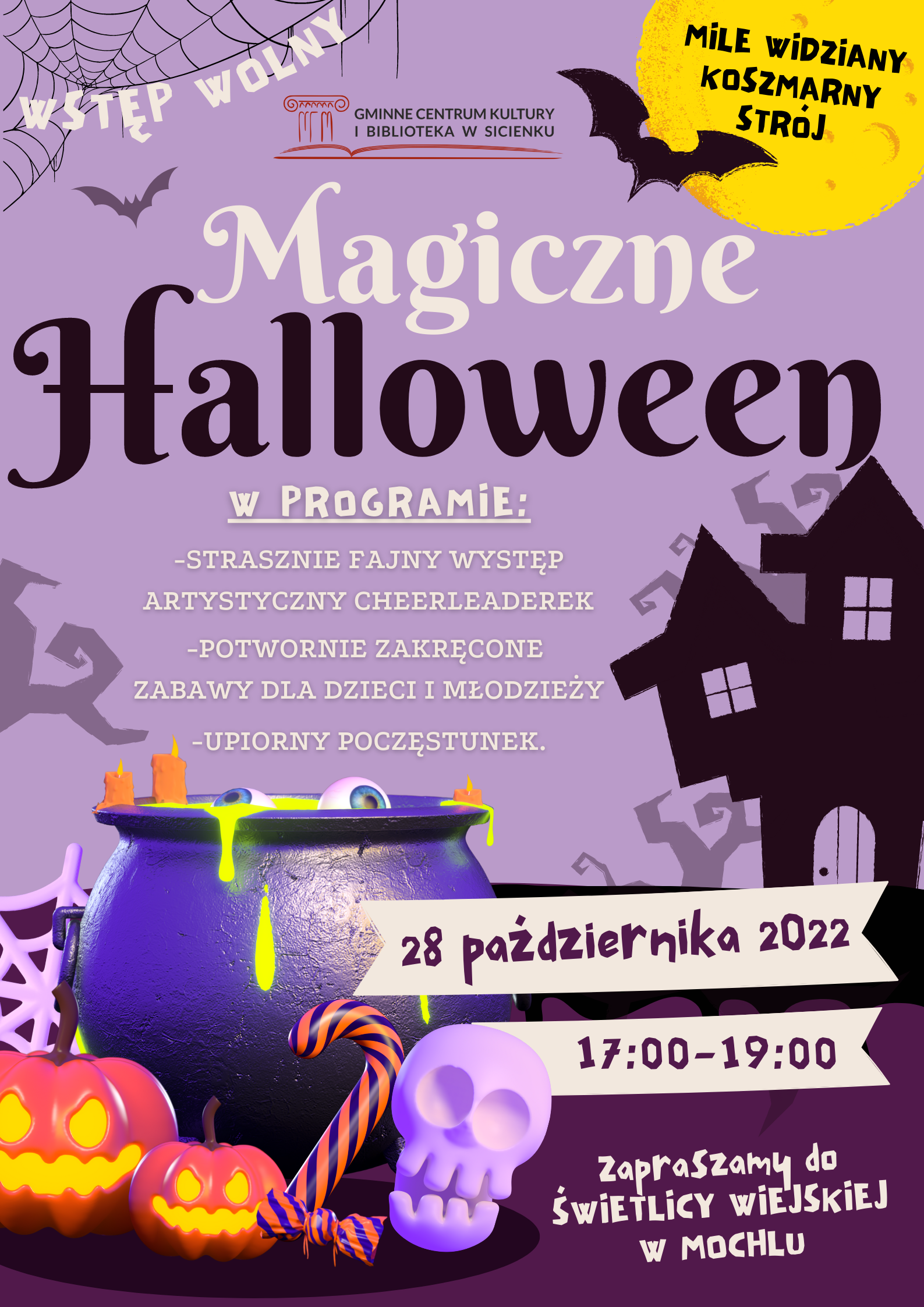 Plakat Magiczne Halloween Plakat Magiczne Halloween